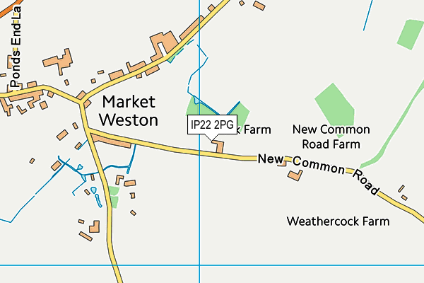 IP22 2PG map - OS VectorMap District (Ordnance Survey)