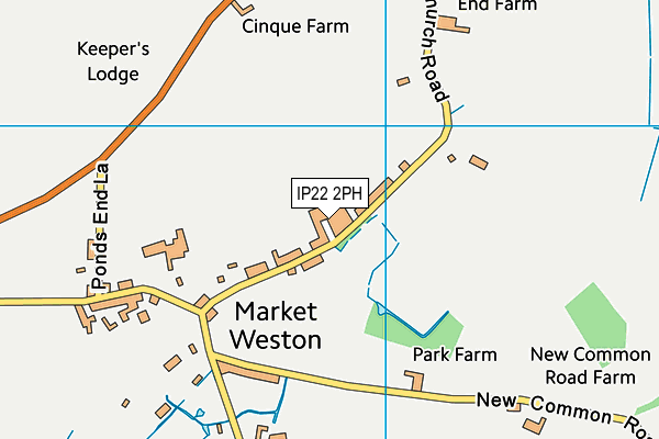 IP22 2PH map - OS VectorMap District (Ordnance Survey)