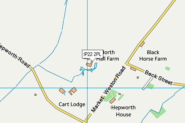 IP22 2PL map - OS VectorMap District (Ordnance Survey)