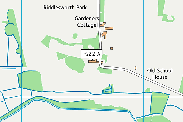 Riddlesworth Hall Preparatory School map (IP22 2TA) - OS VectorMap District (Ordnance Survey)