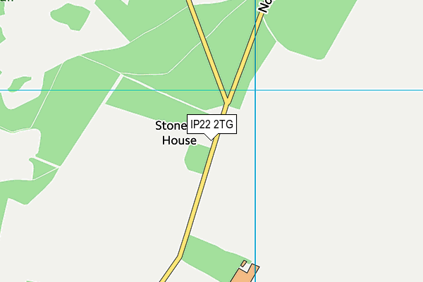 IP22 2TG map - OS VectorMap District (Ordnance Survey)