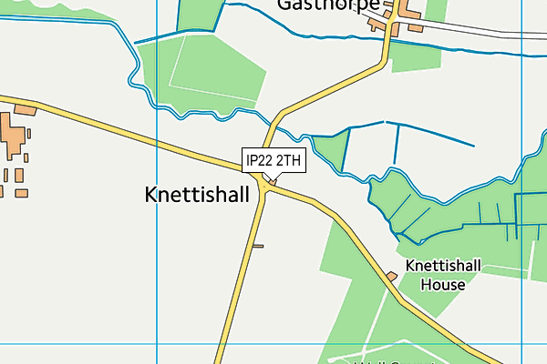 IP22 2TH map - OS VectorMap District (Ordnance Survey)