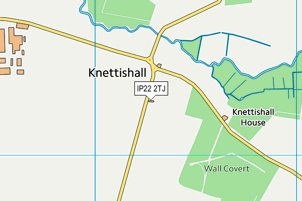 IP22 2TJ map - OS VectorMap District (Ordnance Survey)