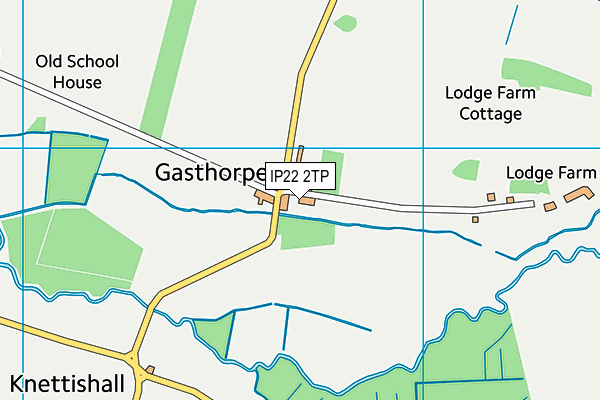 IP22 2TP map - OS VectorMap District (Ordnance Survey)