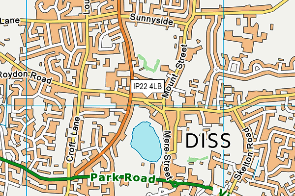 Map of DRAGON PALACE ( NORFOLK ) LTD at district scale