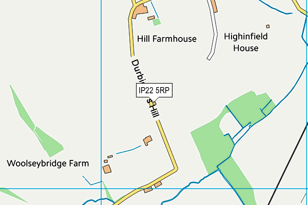 IP22 5RP map - OS VectorMap District (Ordnance Survey)