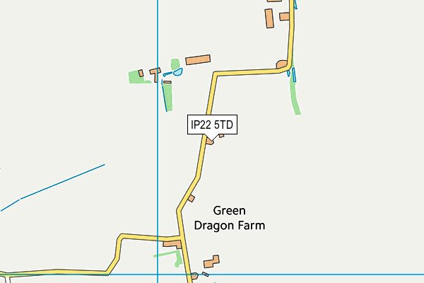 IP22 5TD map - OS VectorMap District (Ordnance Survey)