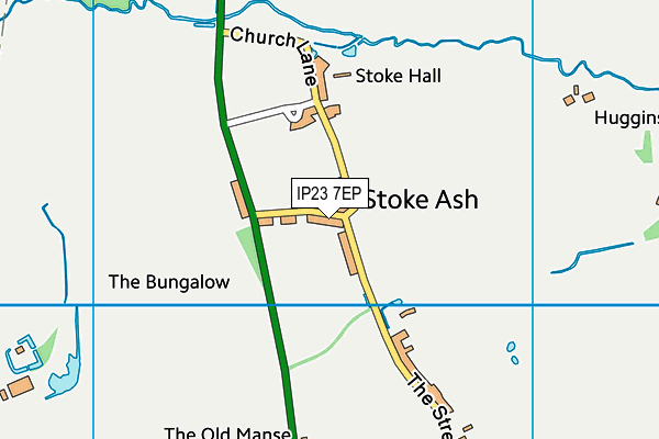 IP23 7EP map - OS VectorMap District (Ordnance Survey)