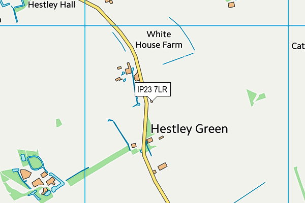 IP23 7LR map - OS VectorMap District (Ordnance Survey)