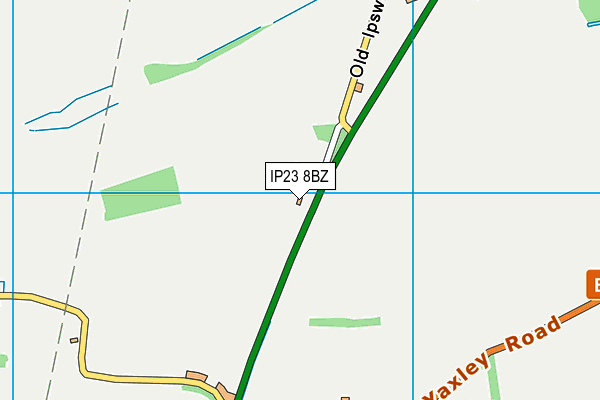 IP23 8BZ map - OS VectorMap District (Ordnance Survey)