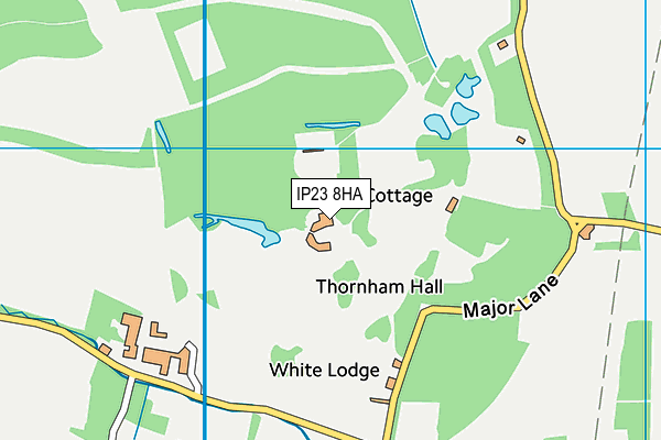 IP23 8HA map - OS VectorMap District (Ordnance Survey)