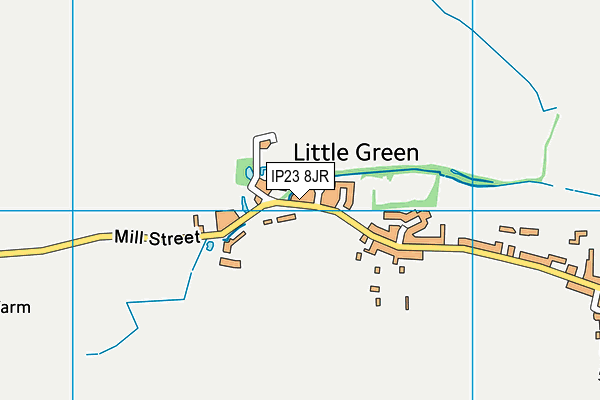 IP23 8JR map - OS VectorMap District (Ordnance Survey)