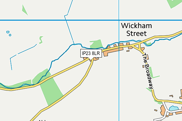 IP23 8LR map - OS VectorMap District (Ordnance Survey)