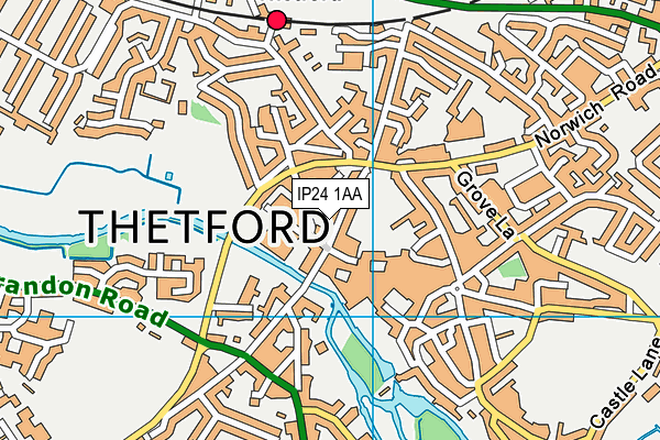 Map of S & R (THETFORD) CATERING LTD at district scale