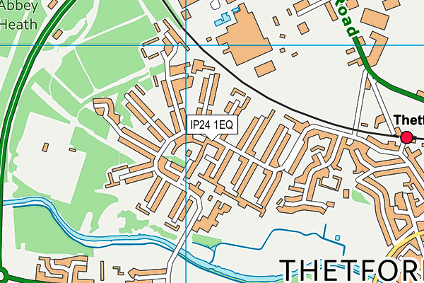 IP24 1EQ map - OS VectorMap District (Ordnance Survey)