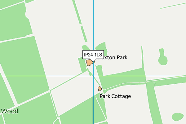 IP24 1LS map - OS VectorMap District (Ordnance Survey)