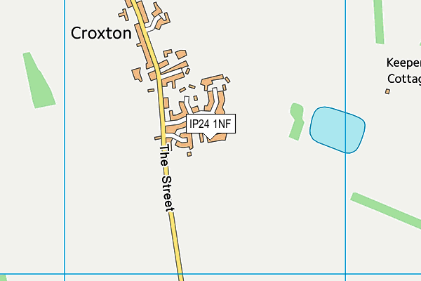 IP24 1NF map - OS VectorMap District (Ordnance Survey)