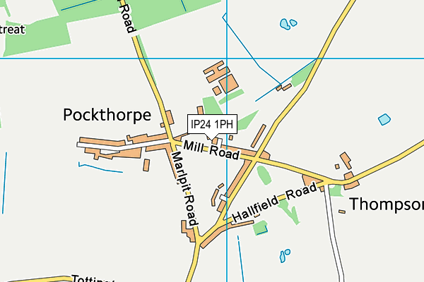 IP24 1PH map - OS VectorMap District (Ordnance Survey)