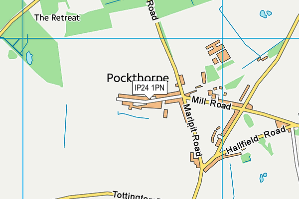 IP24 1PN map - OS VectorMap District (Ordnance Survey)