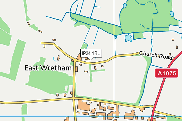 IP24 1RL map - OS VectorMap District (Ordnance Survey)