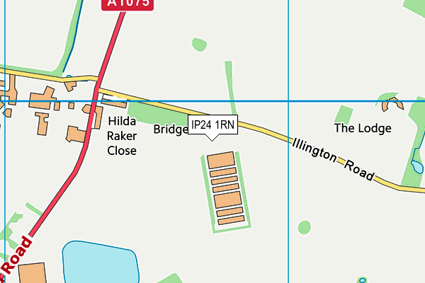 IP24 1RN map - OS VectorMap District (Ordnance Survey)