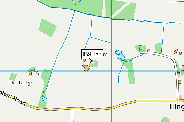 IP24 1RP map - OS VectorMap District (Ordnance Survey)