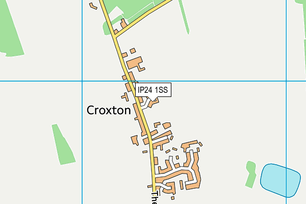 IP24 1SS map - OS VectorMap District (Ordnance Survey)