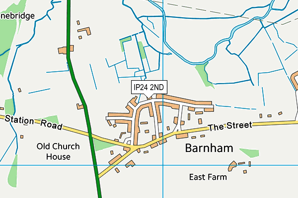 IP24 2ND map - OS VectorMap District (Ordnance Survey)