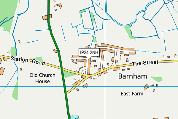 IP24 2NH map - OS VectorMap District (Ordnance Survey)