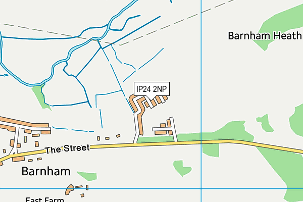 IP24 2NP map - OS VectorMap District (Ordnance Survey)