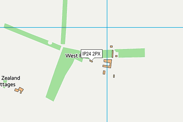 IP24 2PX map - OS VectorMap District (Ordnance Survey)