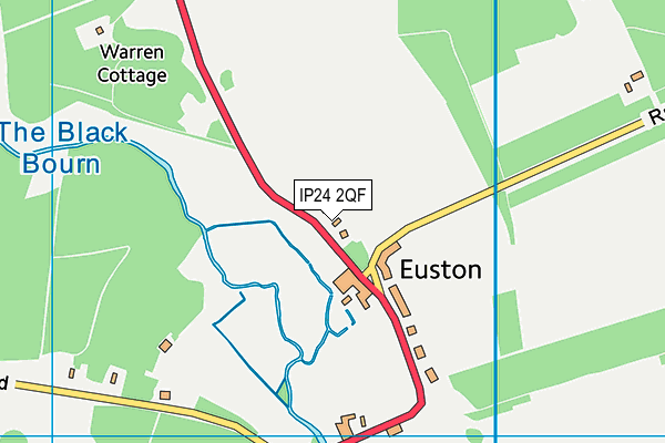 IP24 2QF map - OS VectorMap District (Ordnance Survey)