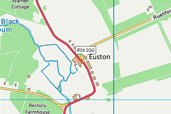 IP24 2QG map - OS VectorMap District (Ordnance Survey)