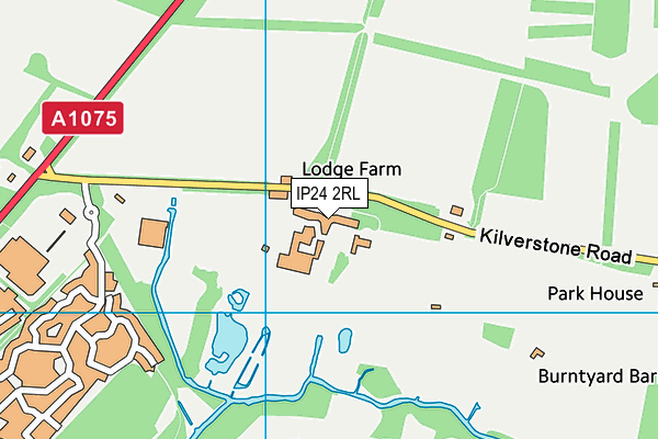 IP24 2RL map - OS VectorMap District (Ordnance Survey)