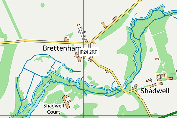 IP24 2RP map - OS VectorMap District (Ordnance Survey)