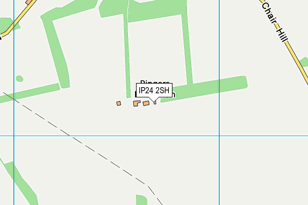 IP24 2SH map - OS VectorMap District (Ordnance Survey)