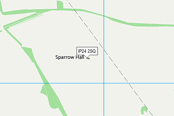 IP24 2SQ map - OS VectorMap District (Ordnance Survey)