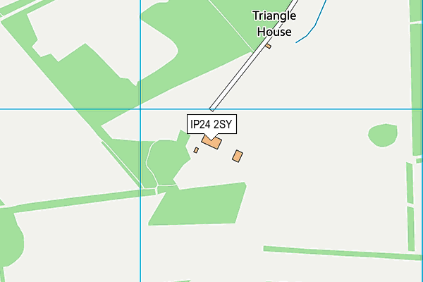 IP24 2SY map - OS VectorMap District (Ordnance Survey)