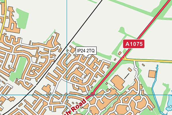 IP24 2TQ map - OS VectorMap District (Ordnance Survey)