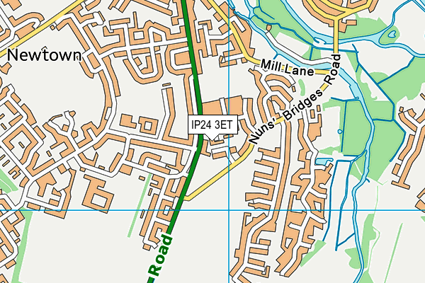 IP24 3ET map - OS VectorMap District (Ordnance Survey)