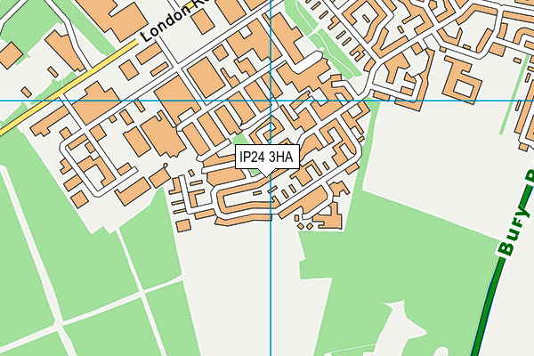 IP24 3HA map - OS VectorMap District (Ordnance Survey)