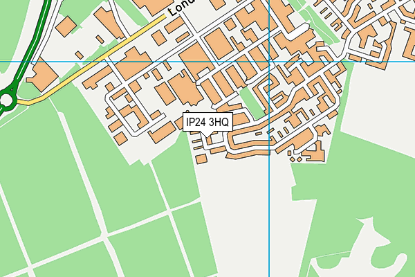 IP24 3HQ map - OS VectorMap District (Ordnance Survey)