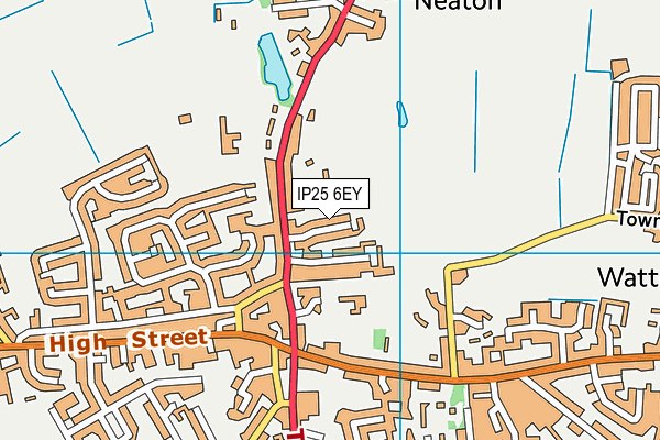 IP25 6EY map - OS VectorMap District (Ordnance Survey)