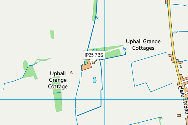 IP25 7BS map - OS VectorMap District (Ordnance Survey)