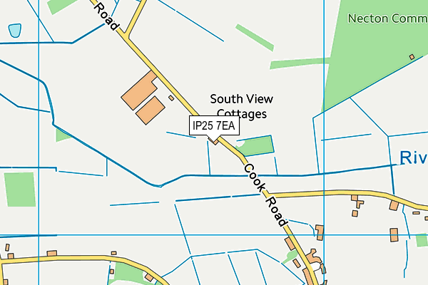 IP25 7EA map - OS VectorMap District (Ordnance Survey)