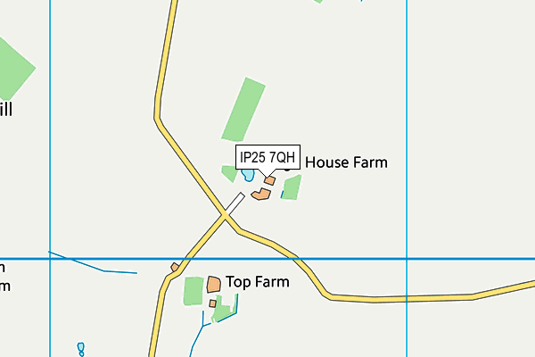 IP25 7QH map - OS VectorMap District (Ordnance Survey)