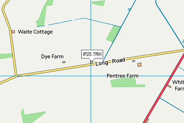 IP25 7RH map - OS VectorMap District (Ordnance Survey)