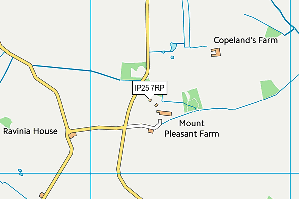 IP25 7RP map - OS VectorMap District (Ordnance Survey)