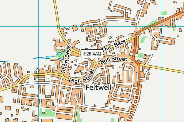 IP26 4AQ map - OS VectorMap District (Ordnance Survey)