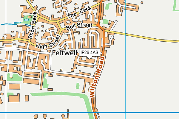 IP26 4AS map - OS VectorMap District (Ordnance Survey)